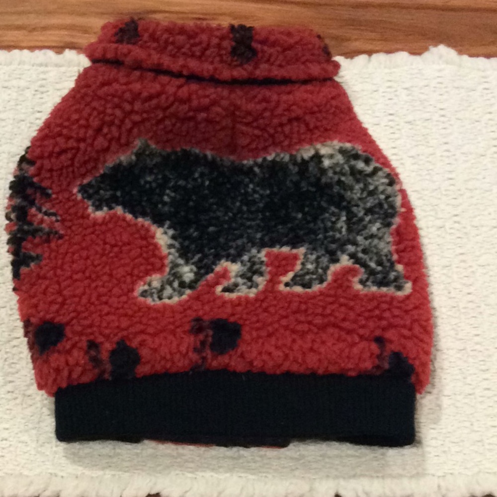 Woolrich small dog fleece jacket. Size small